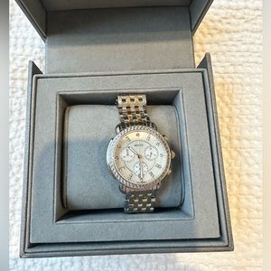 Michele Sidney Chronograph Diamond Watch